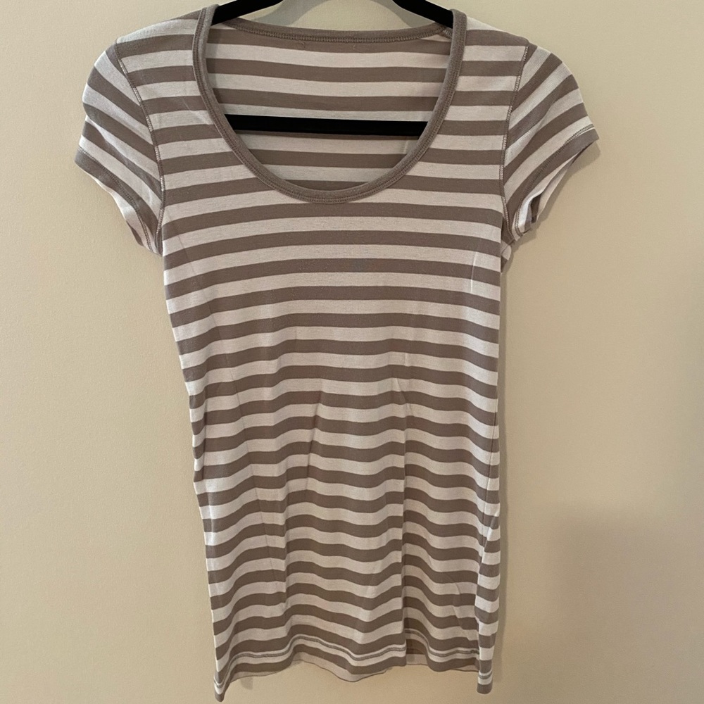 White and Gray Shirt